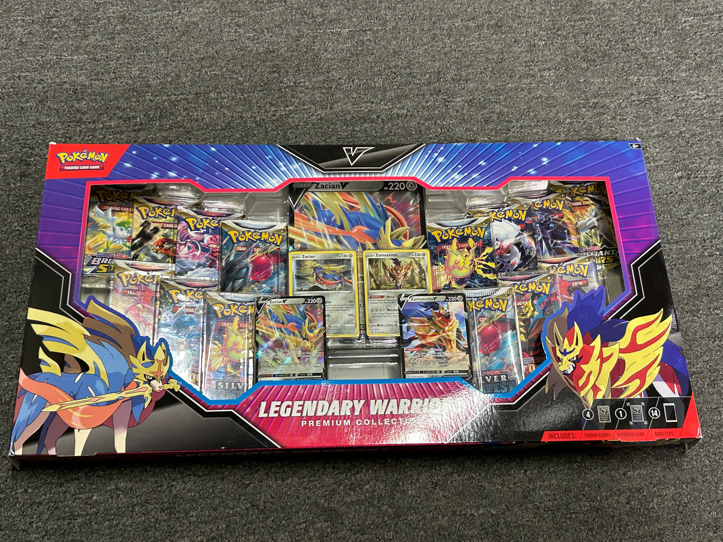 POKEMON LEGENDARY WARRIORS PREMIUM COLLECTION. 14 PACKS