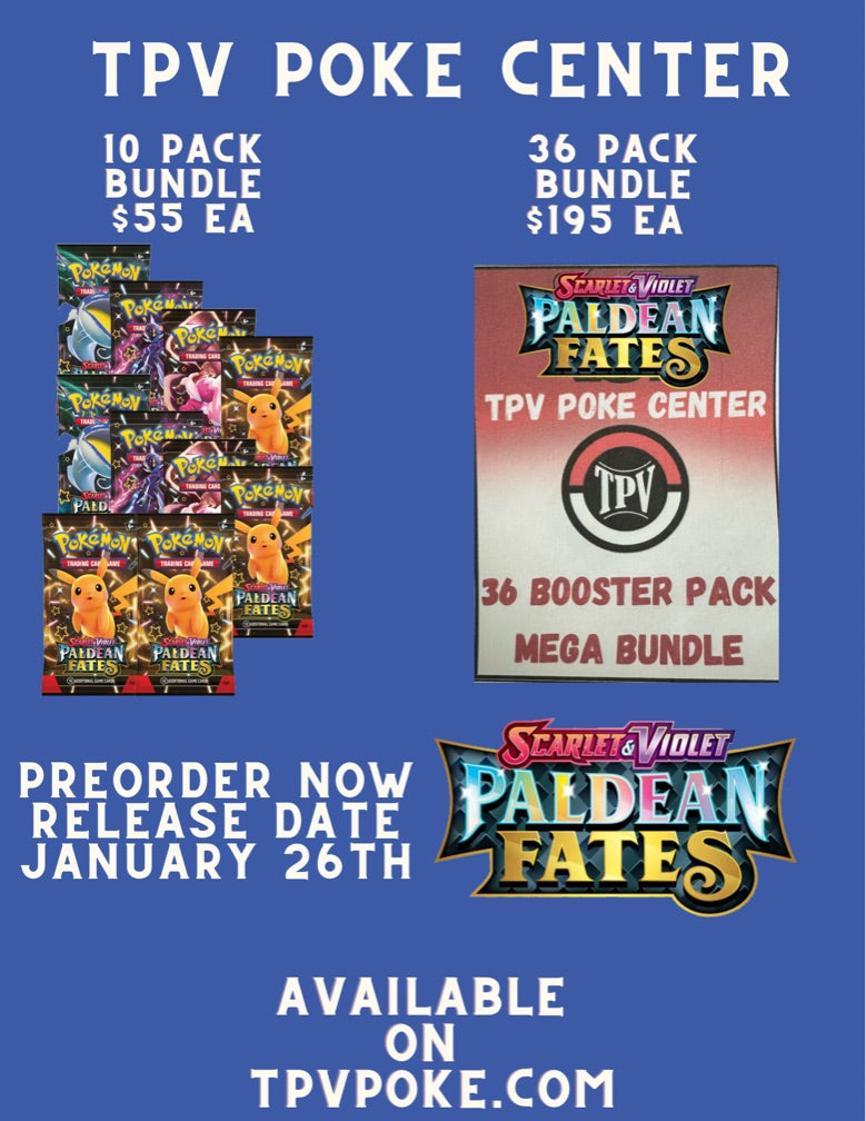 PALDEAN FATES (10 PACK BUNDLE)