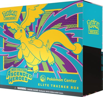 ASCENDED HEROES SEALED POKEMON CENTER ELITE TRAINER BOX **DAILY DEAL**