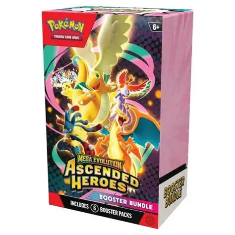 ASCENDED HEROES SEALED BOOSTER BUNDLE. **LIMIT 2** (6 PACKS)