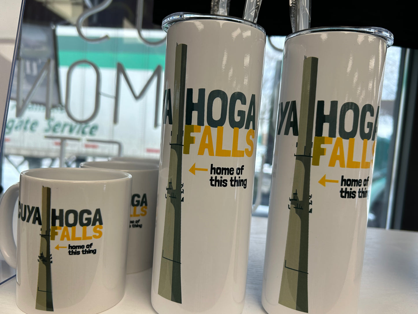 REX'S TOWER CUYAHOGA FALLS COFFEE MUG