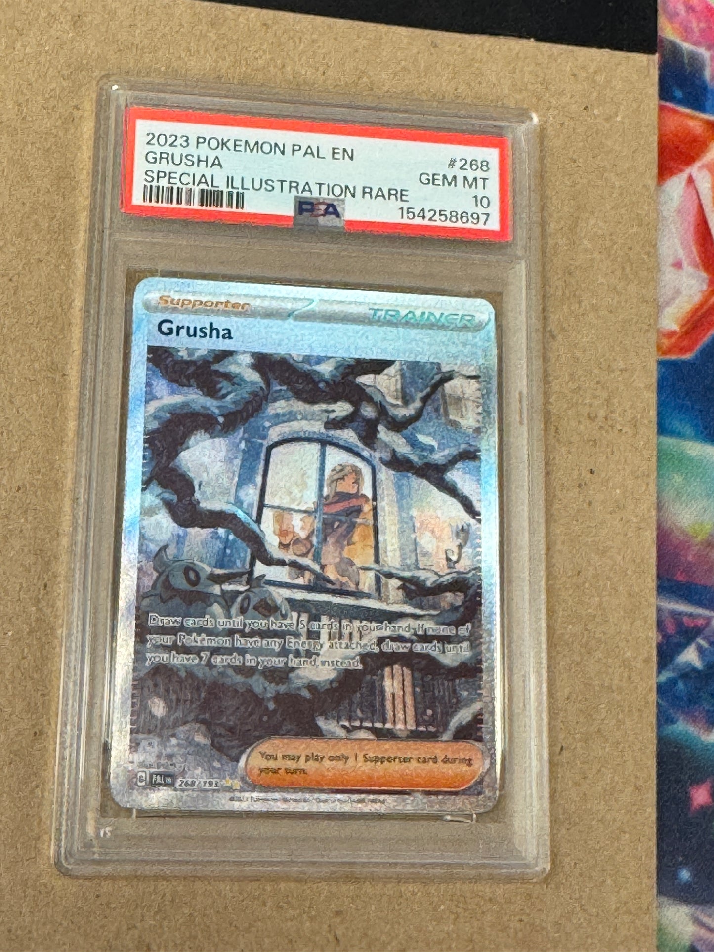 2023 PALDEA EVOLVED GRUSHA #268 PSA 10 PK1338