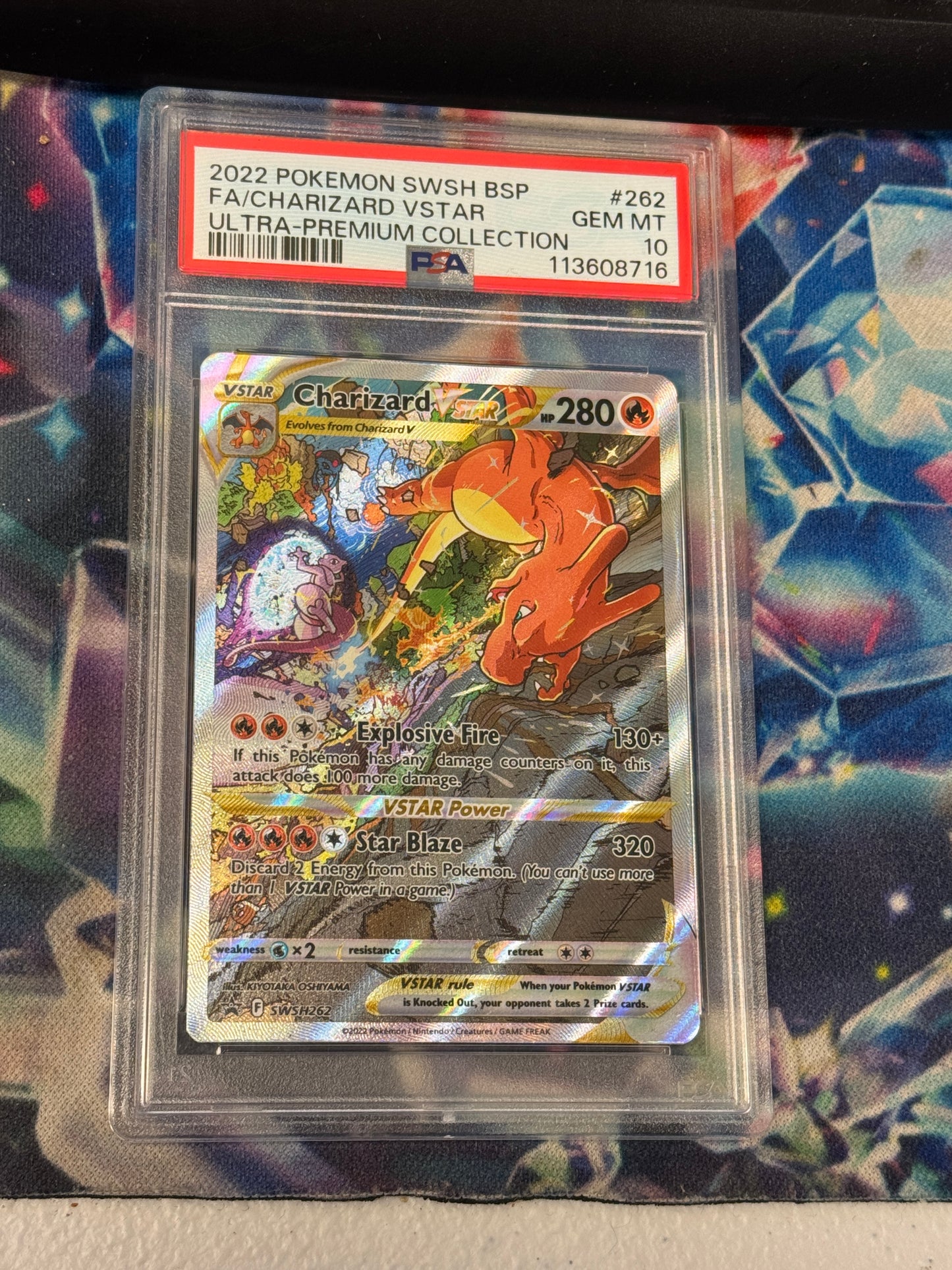 2022 SWSH ULTRA PREMIUM COLLECTION CHARIZARD VSTAR #SWSH262 PSA 10 PK1030