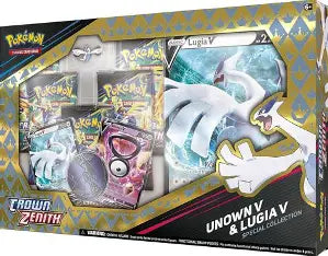 Crown Zenith Unown V & Lugia V special collection box