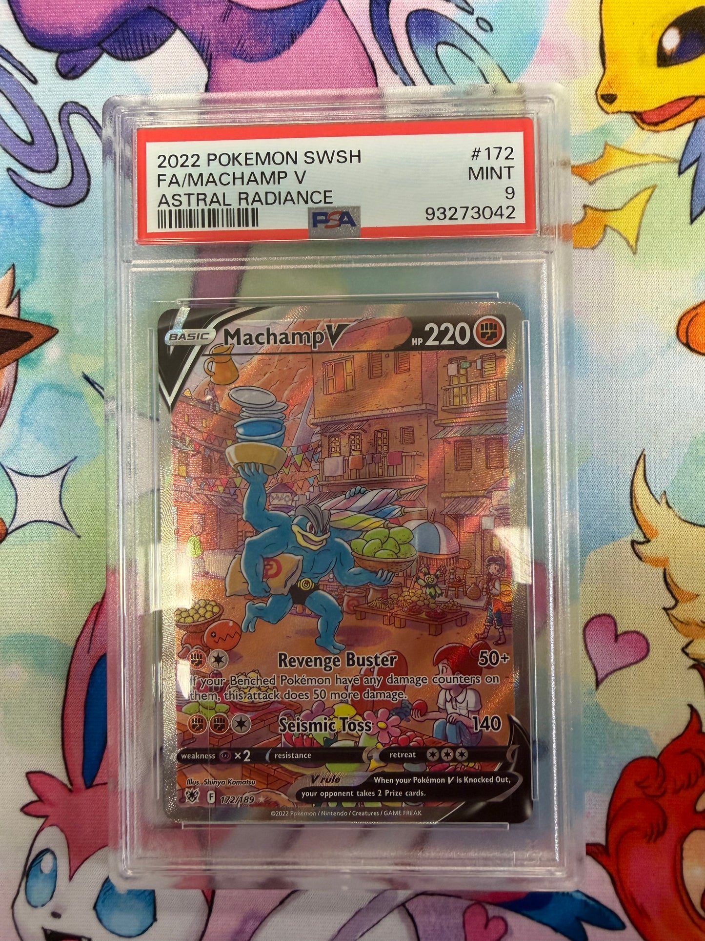 2022  ASTRAL RADIANCE  MACHAMP V  #172  PSA 9  PK1246