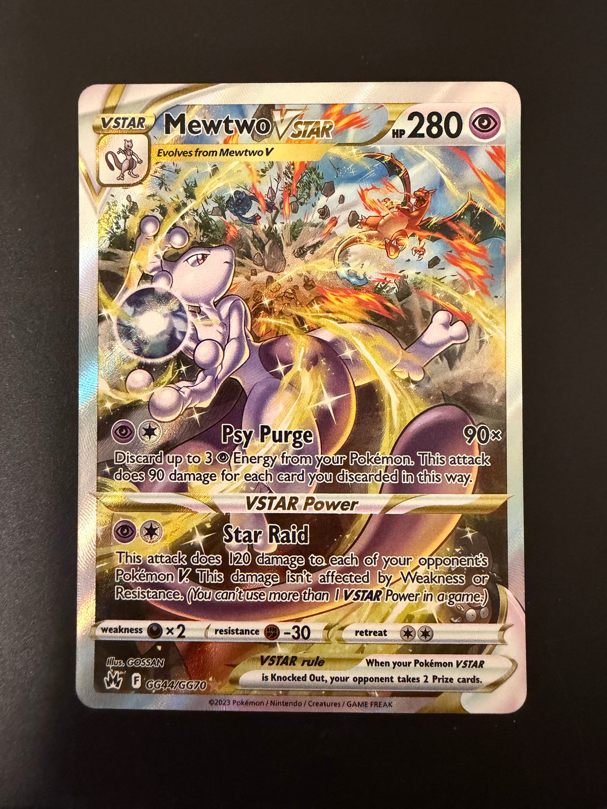 CROWN ZENITH MEWTWO VSTAR GG44/GG70 PK1382