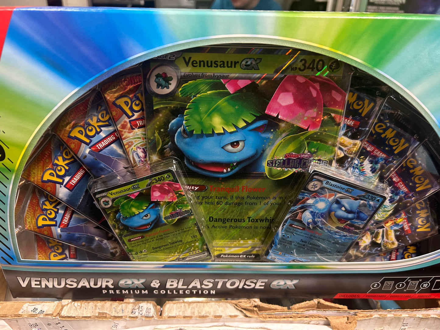 VENUSAUR AND BLASTOISE PREMIUM COLLECTION BOX
