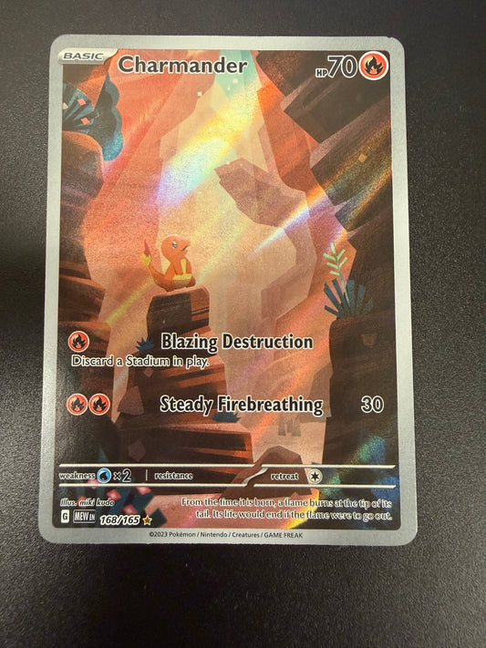 151 CHARMANDER 168/165 PK1751 RAW