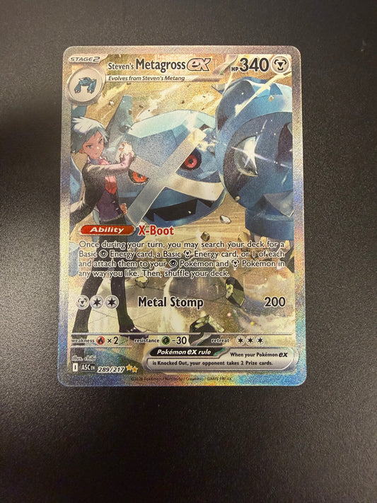 ASCENDED HEROES METAGROSS EX 289/217 PK1755 RAW