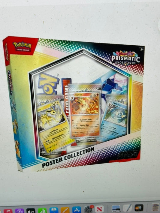 PRISMATIC EVOLUTIONS POSTER COLLECTION.  W/3 PACKS.