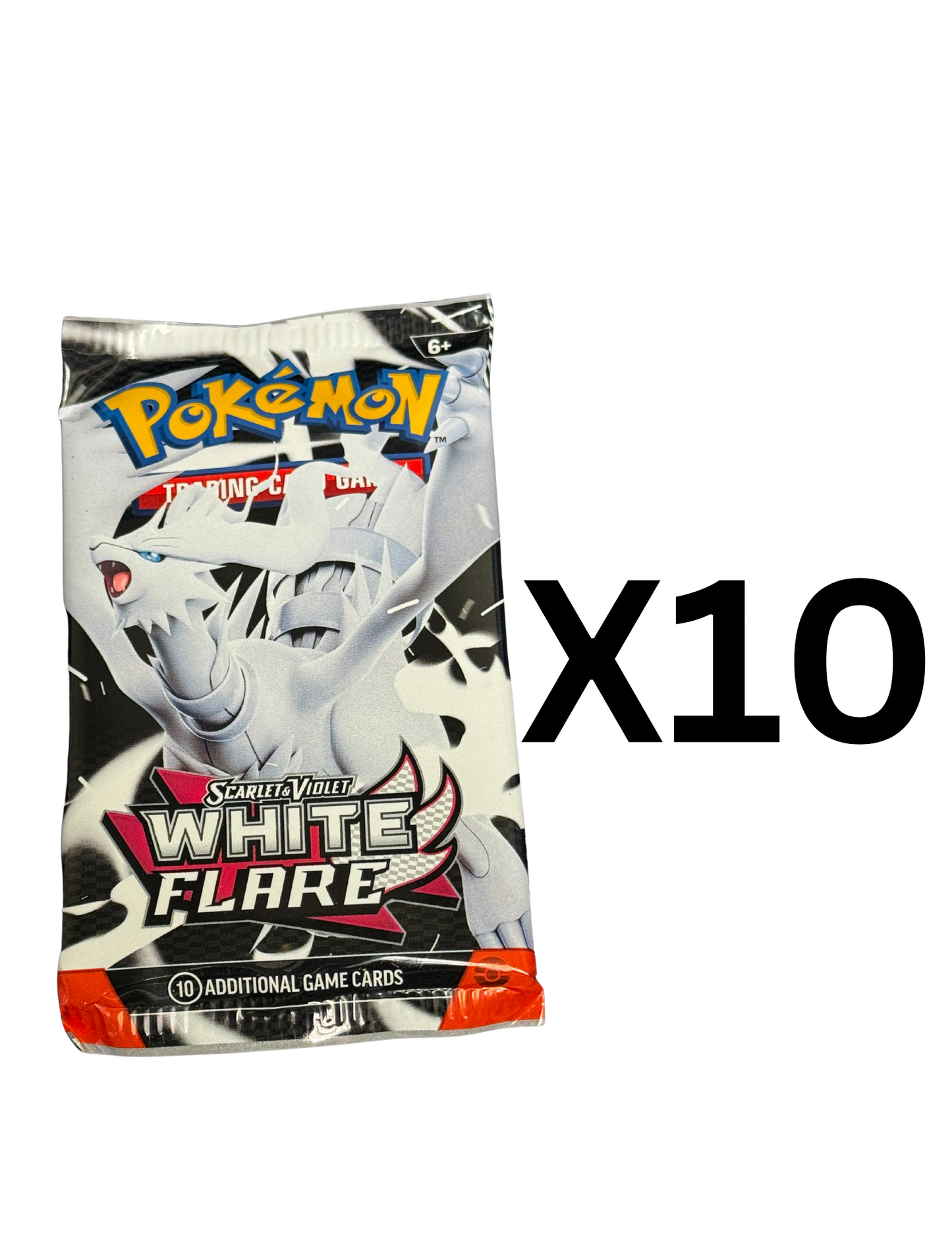 WHITE FLARE 10 COUNT BOOSTER PACK BUNDLE