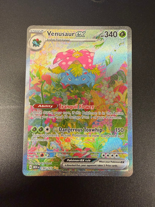 151 VENUSAUR EX 198/165 *PK1535* RAW