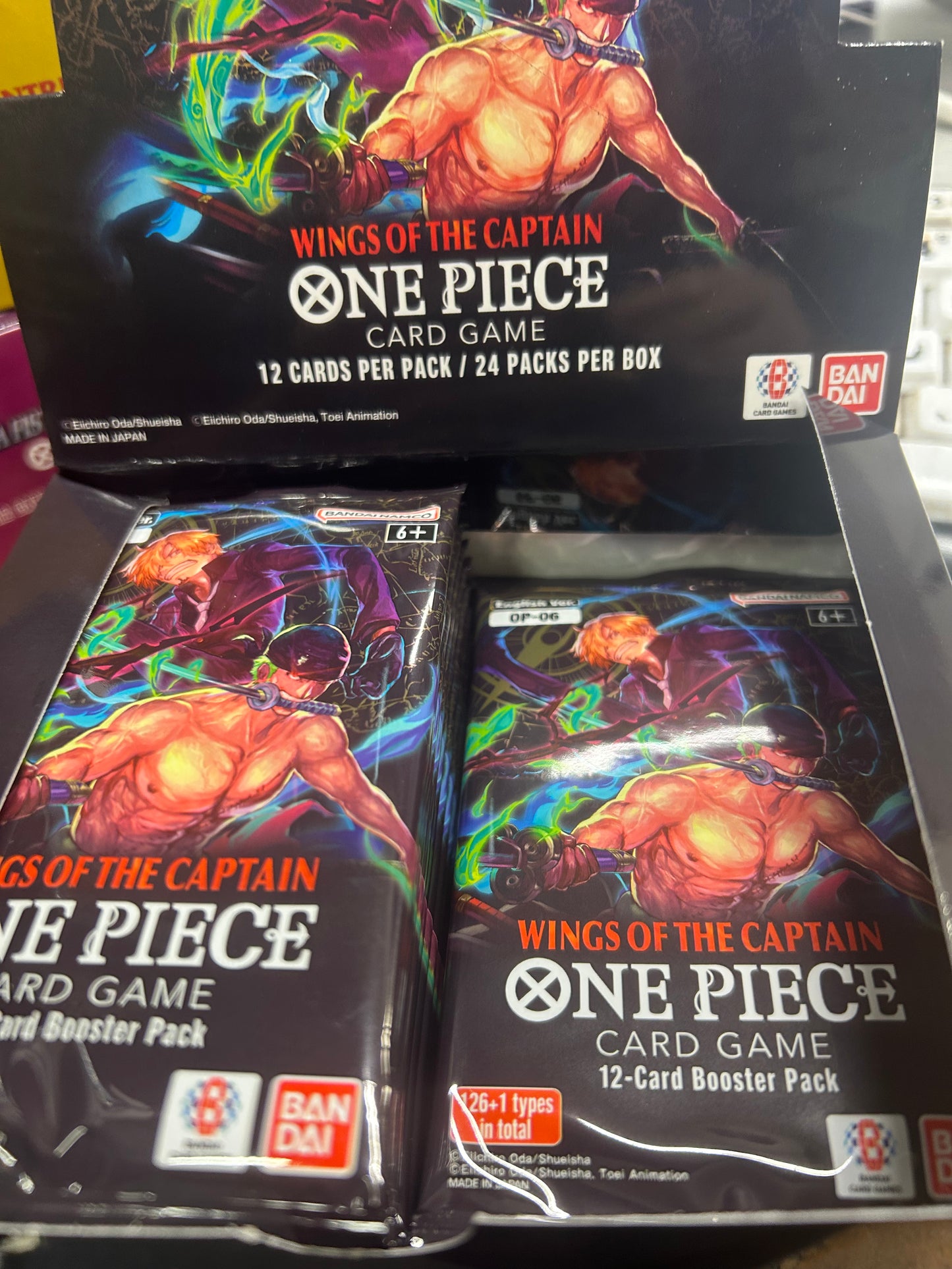 ONE PIECE OP-06 WINGS OF THE CAPTAIN PACK