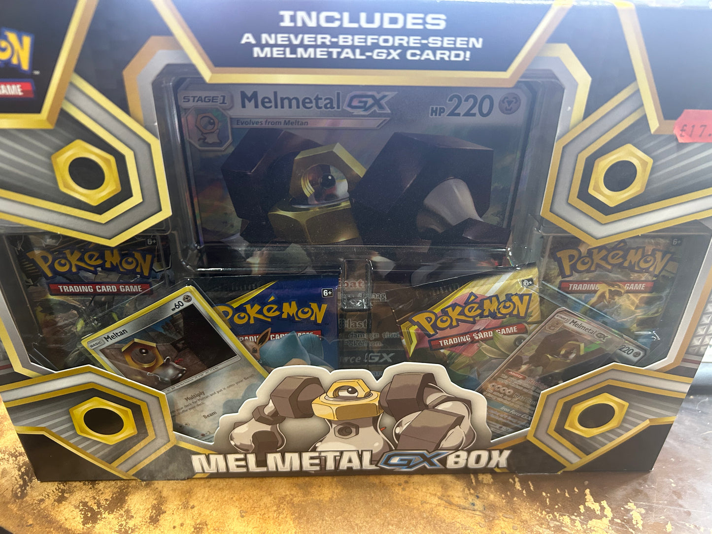 MELMETAL GX BOX. W/2 TEAM UP