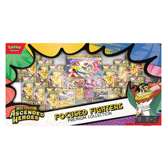 FOCUSED FIGHTERS ASCENDED HEROES SEALED COLLECTION BOX  (14 PACKS)