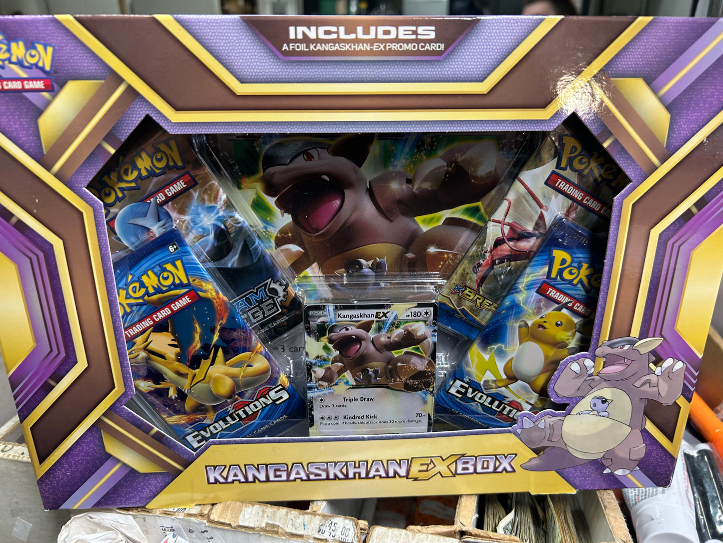 KANGASKHAN EX EVOLUTIONS BOX.