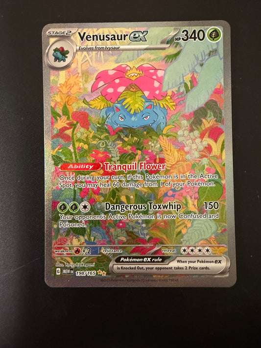 151 VENUSAUR EX 198/165 PK1388 RAW