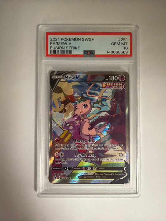 2021 MEW #251 FUSION STRIKE PSA 10 PK1224