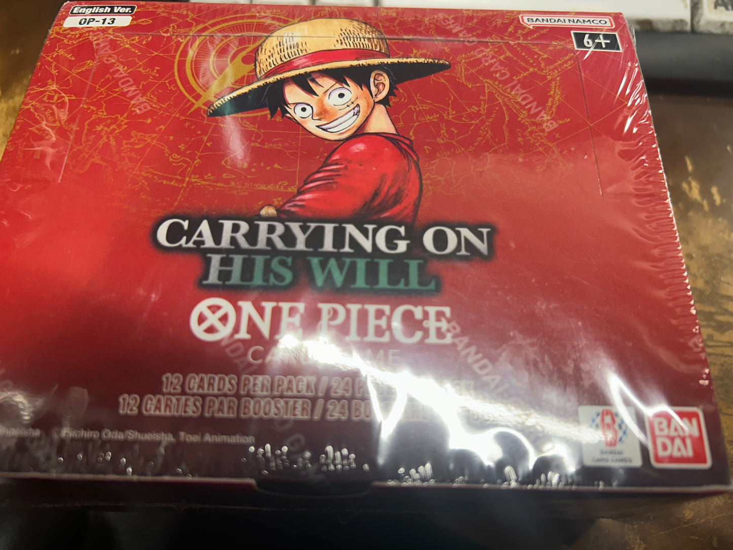 ONE PIECE OP-13 CARRYING ON HIS WILL SEALED BOOSTER BOX