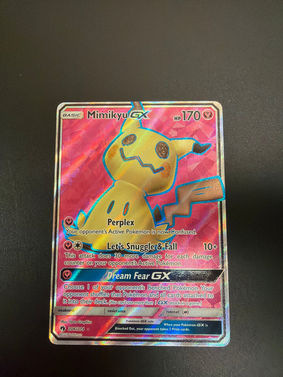 LOST THUNDER MIMIKYU GX 206/214 PK1758 RAW