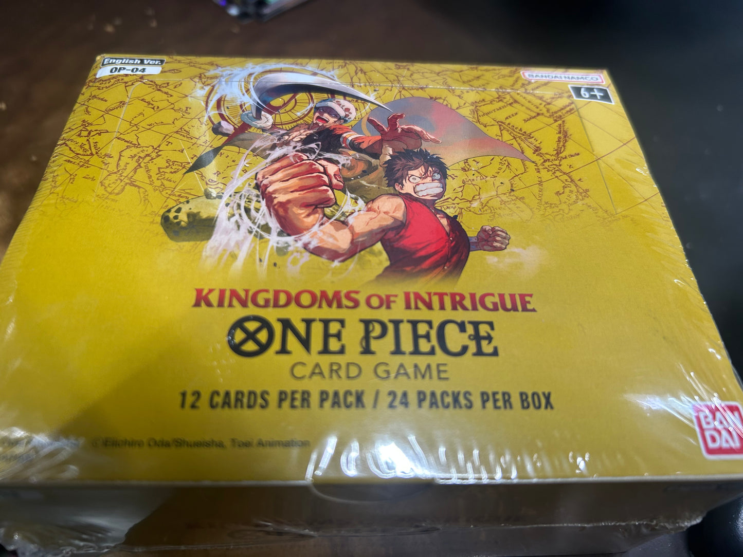 ONE PIECE KINGDOMS OF INTRIGUE OP-04 SEALED BOOSTER BOX