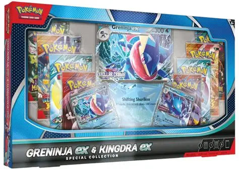 Greninja Ex & Kingdra ex Special Collection box