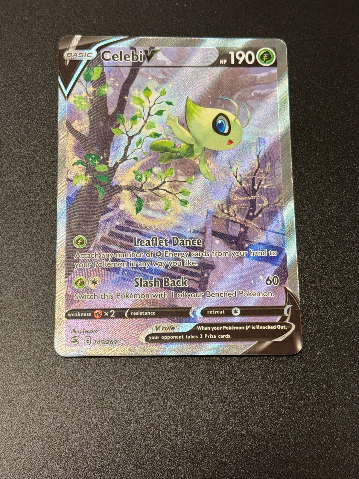 FUSION STRIKE CELEBI V  245/264  PK1488