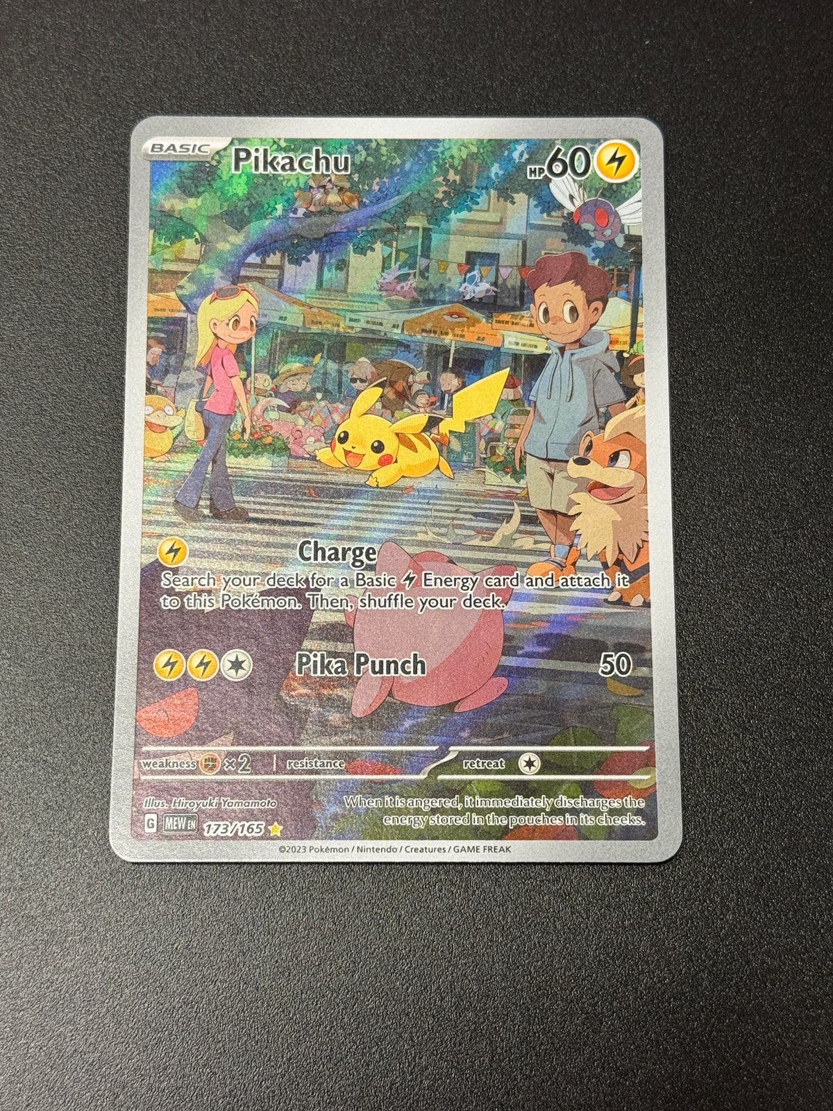 ENGLISH 151  PIKACHU 173/165  PK1500