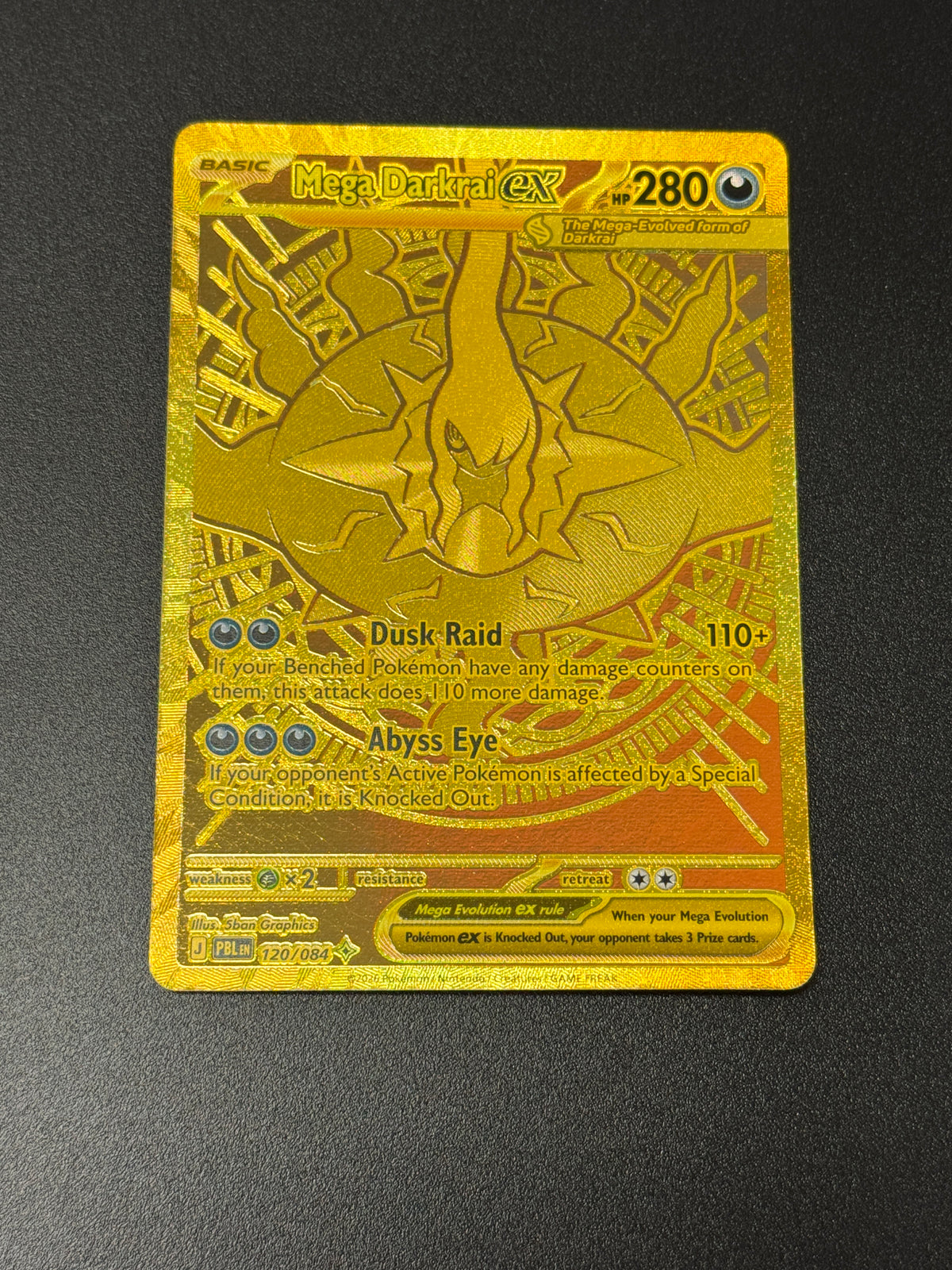 PITCH BLACK MEGA DARKRAI EX  120/084  PK1504