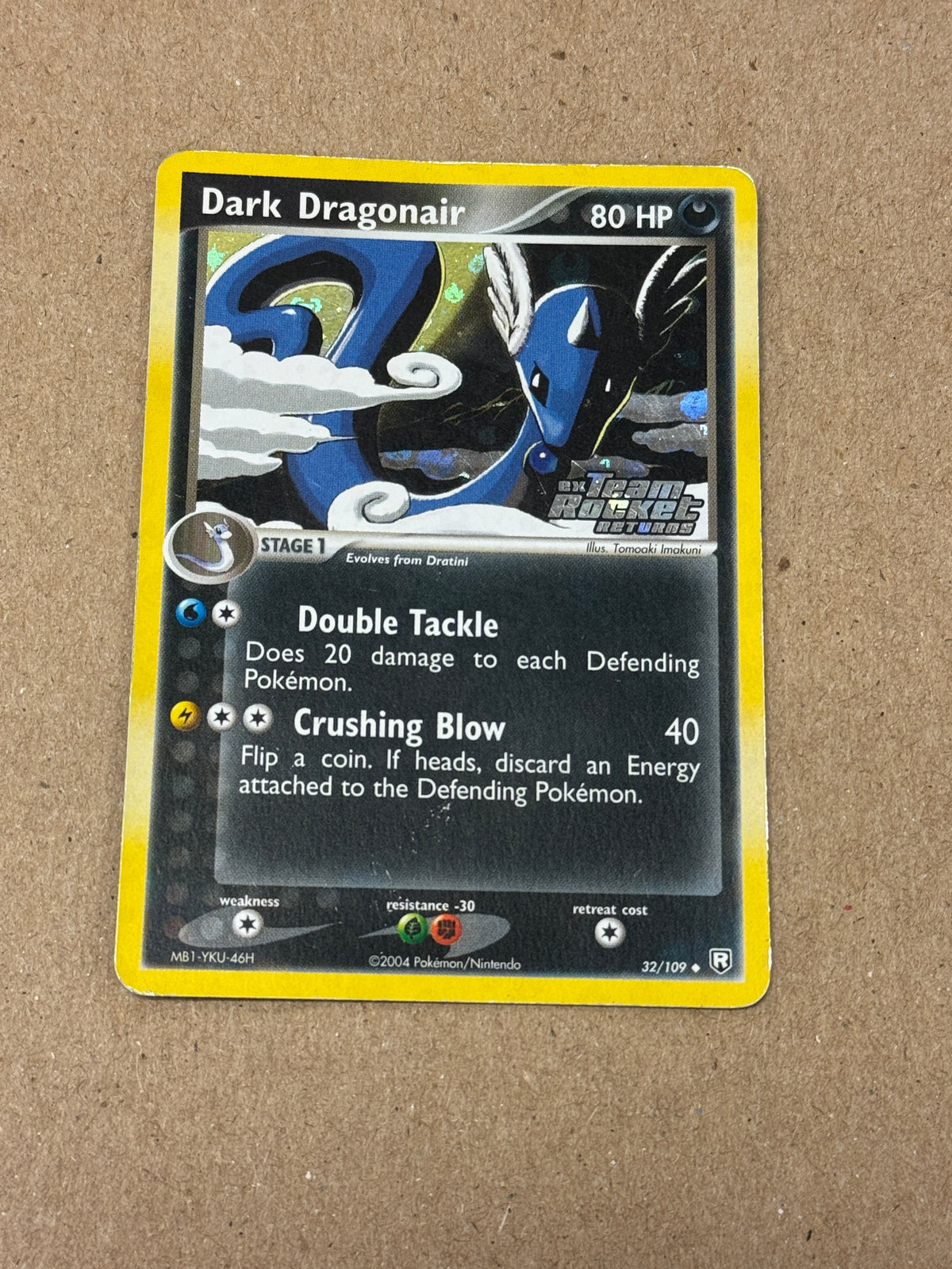TEAM ROCKET RETURNS DARK DRAGONAIR  32/109  RAW  PK1770