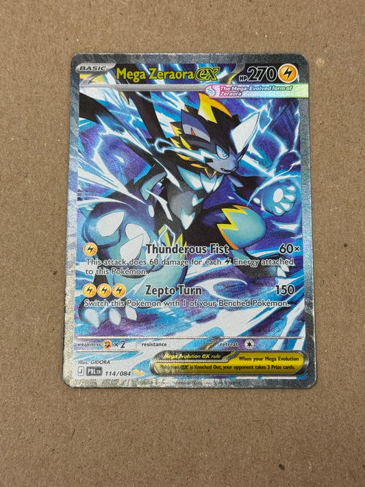 PITCH BLACK MEGA ZERAORA ex  114/084  RAW PK1783