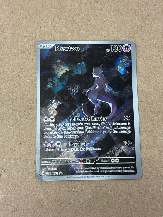 ENGLISH 151 ULTRA PREMIUM COLLECTION MEWTWO  SVP EN 052  RAW  PK1419