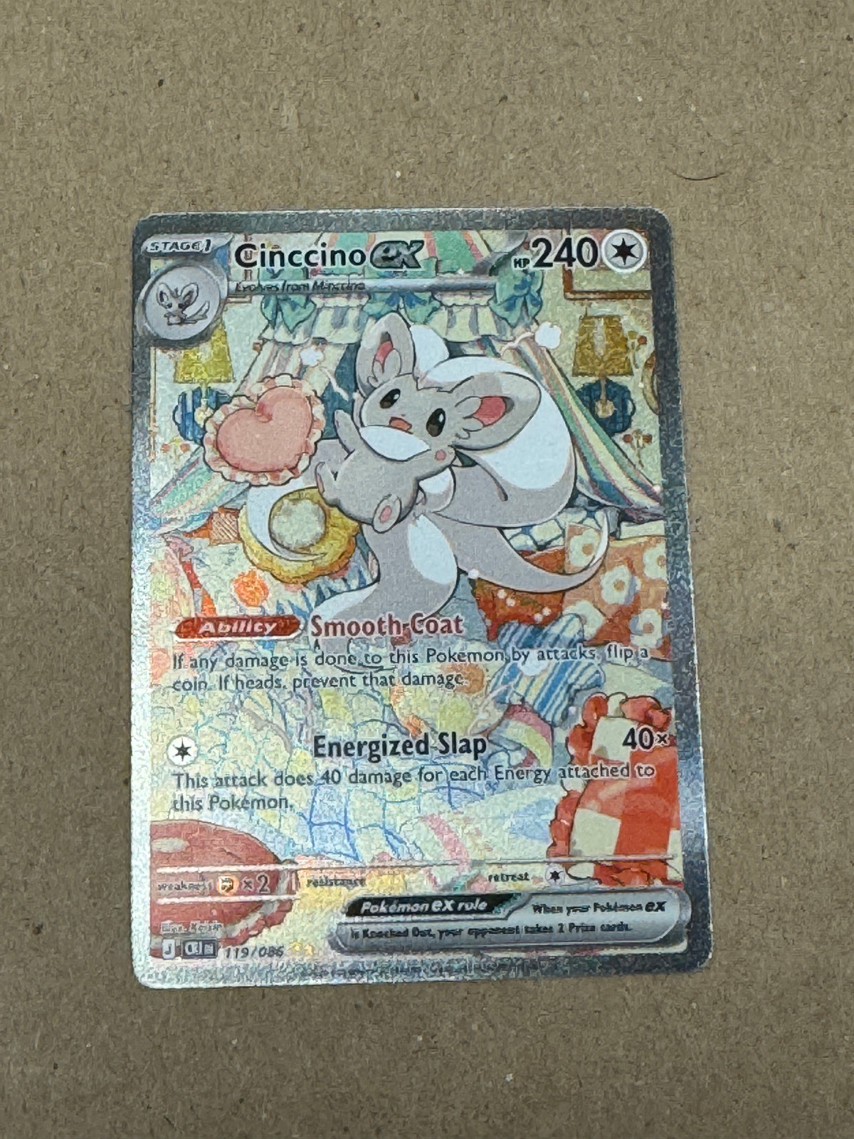 CHAOS RISING CINCCINO ex  119/086  RAW  PK1422