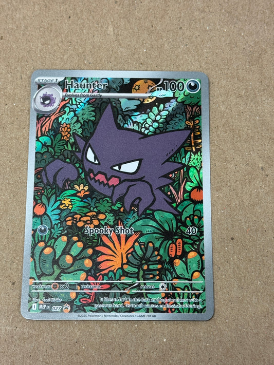 MEGA GENGAR BATTLE DECK PROMO HAUNTER  MEP EN 027  RAW  PK1425