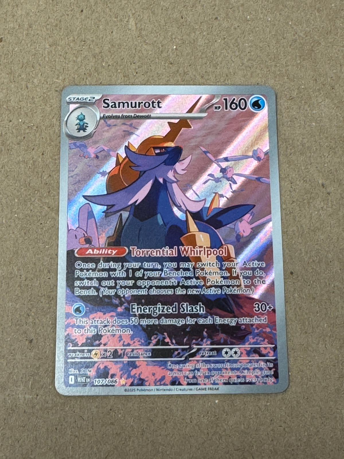 WHITE FLARE SAMUROTT 107/086 PK1464 RAW