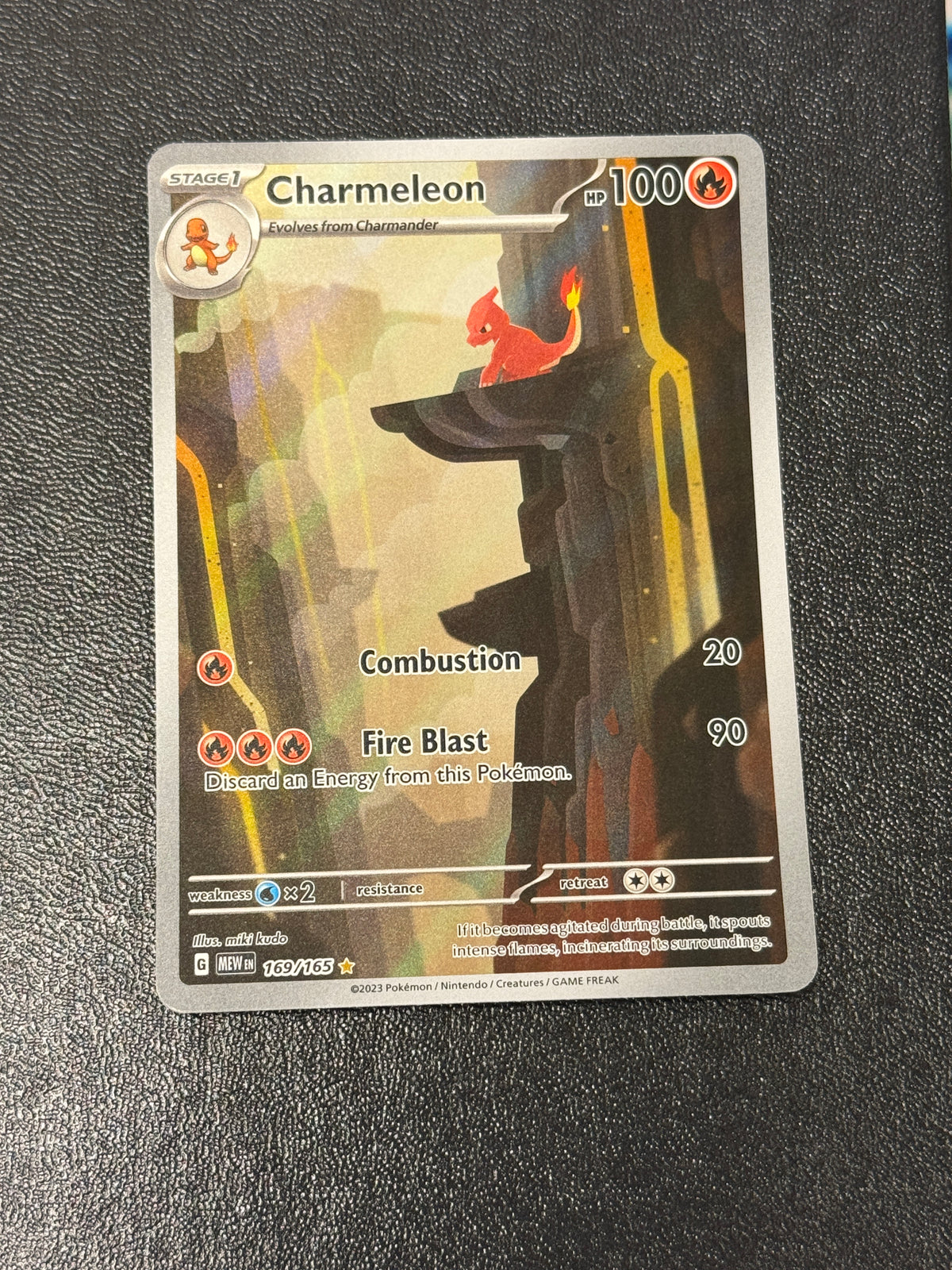 ENGLISH 151 CHARMELEON  169/165  RAW **PK1943**