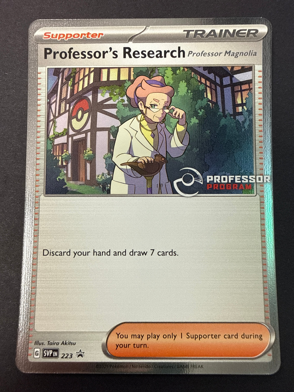 Professor's Research: Professor Magnolia [stamped] #223 (Single card *PK1969*)