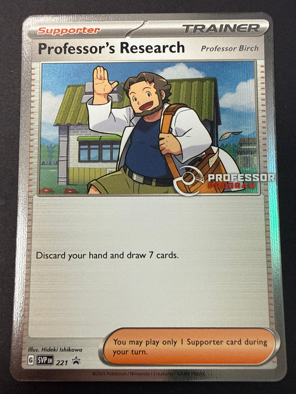 Professor's Research: Professor Birch [stamped] #221 (Single card *PK1967*)