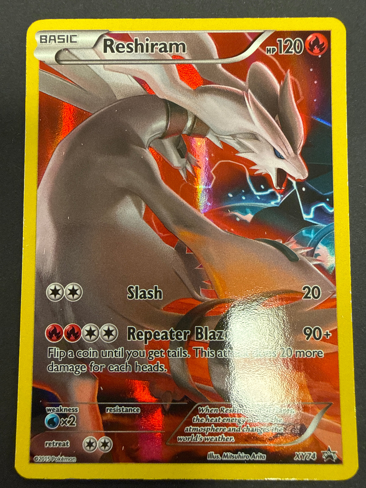 PROMO Reshiram #XY74  (Single card *PK1922*)