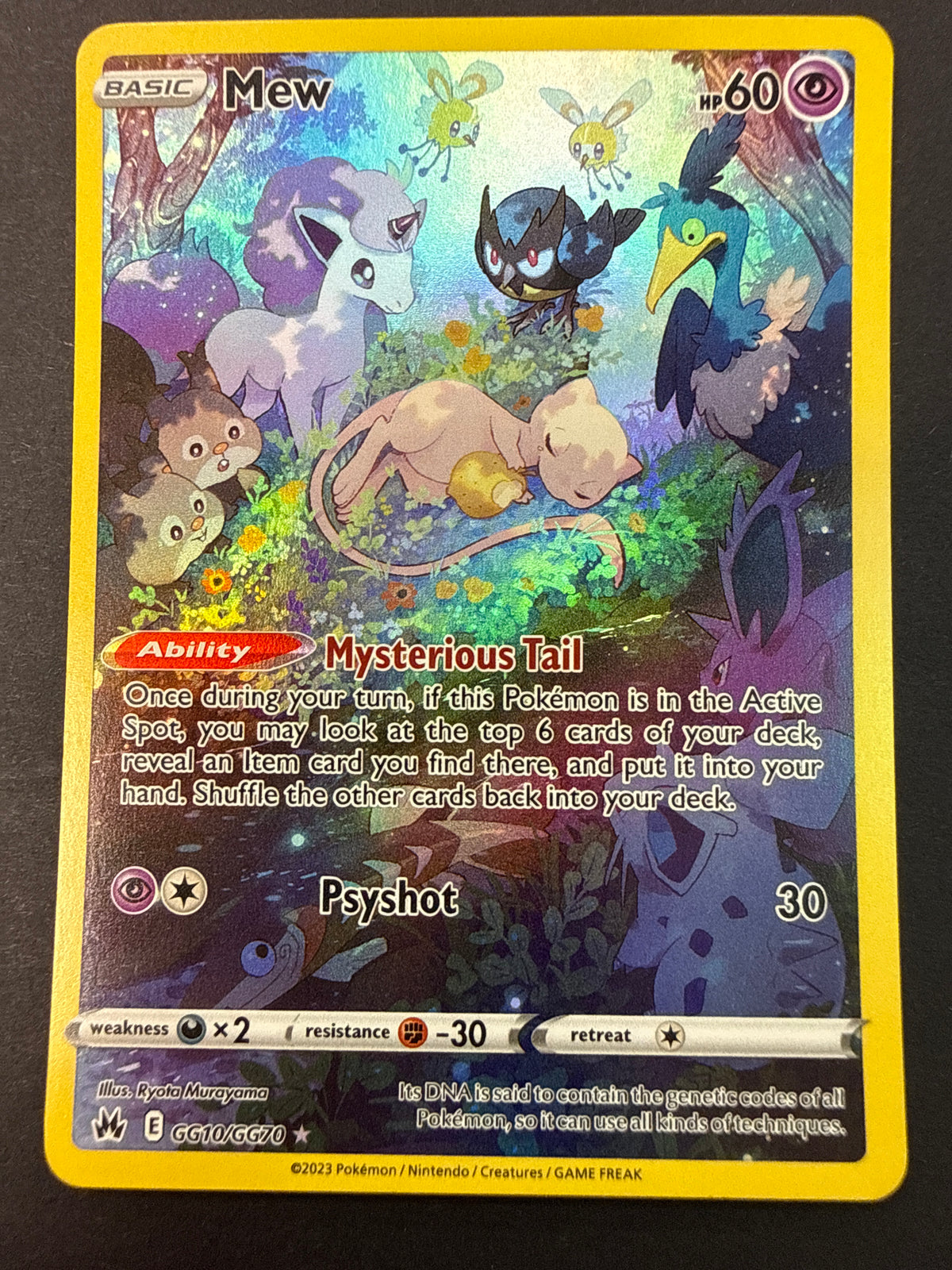 Crown Zenith Mew #GG10/ GG70 (Single card *PK1976*)