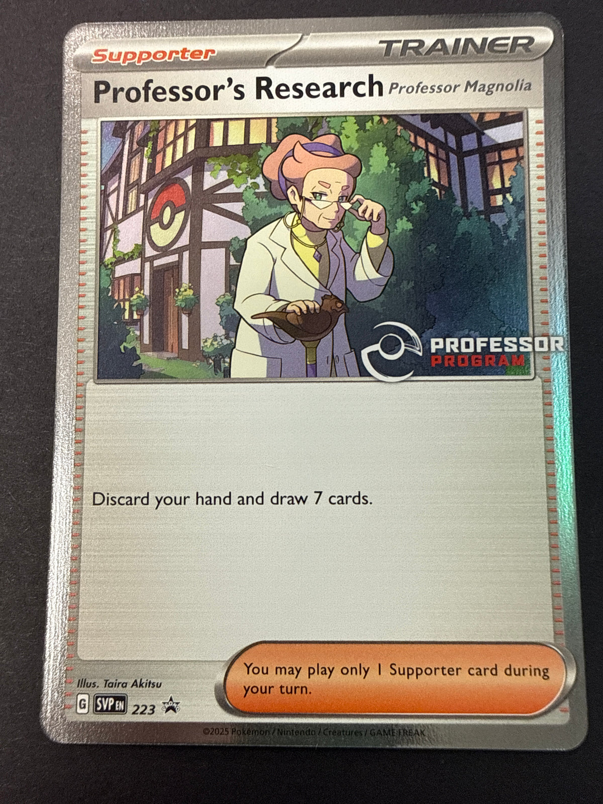 Professor's Research: Professor Magnolia [stamped] #223 (Single card *PK1968*)