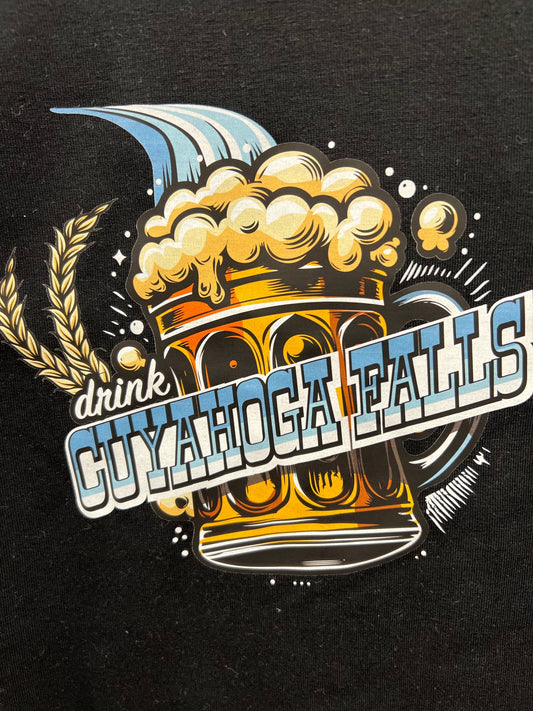 CUYAHOGA FALLS DRINK CREWNECK SWEATSHIRT