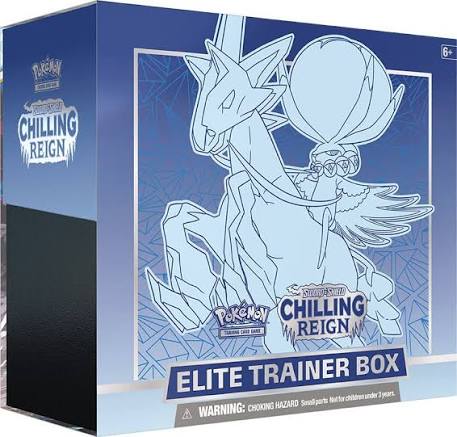 CHILLING REIGN POKEMON CENTER ELITE TRAINER BOX (STYLES MAY VARY) *DAILY DEAL*